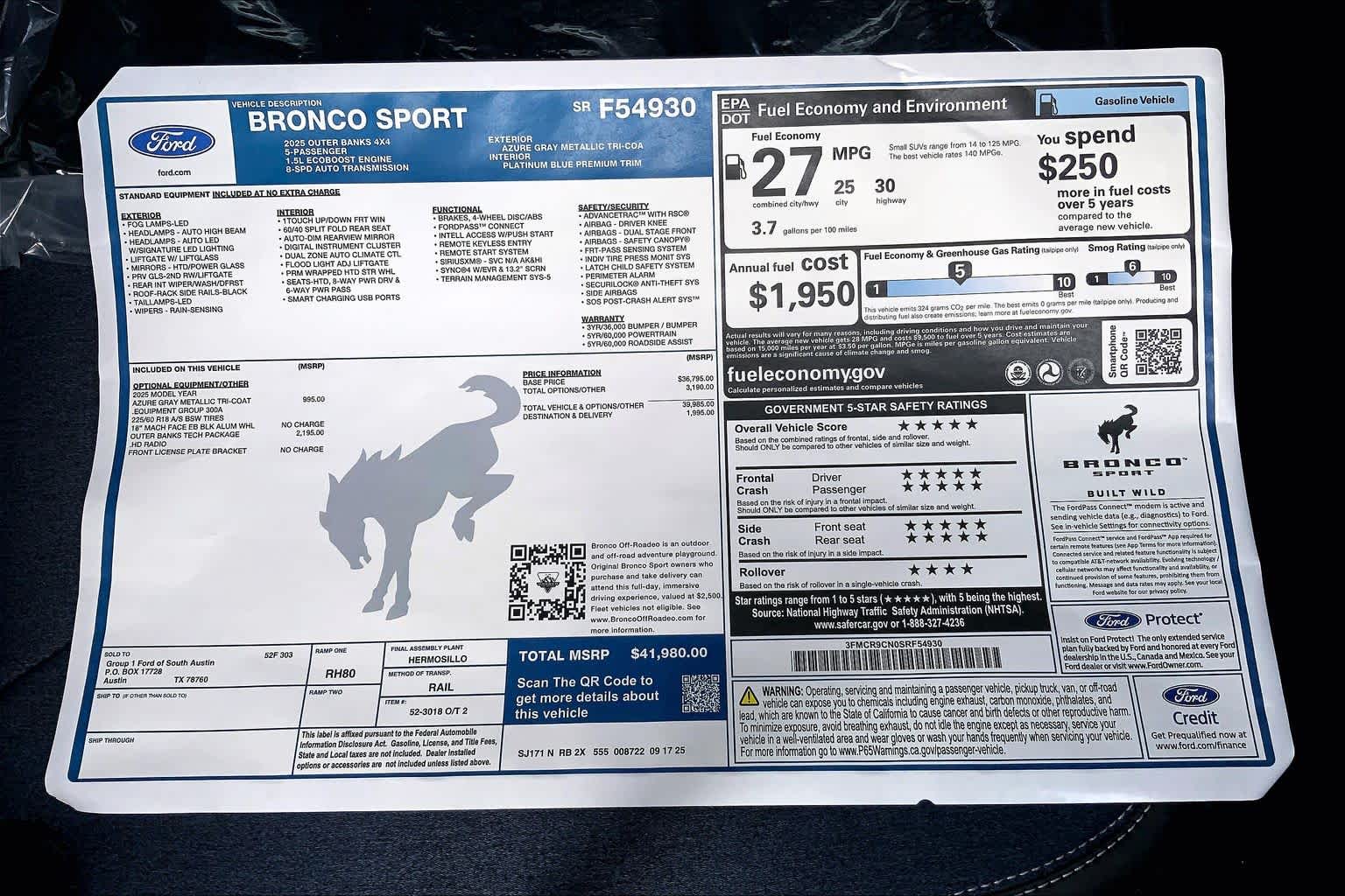 2025 Ford Bronco Sport