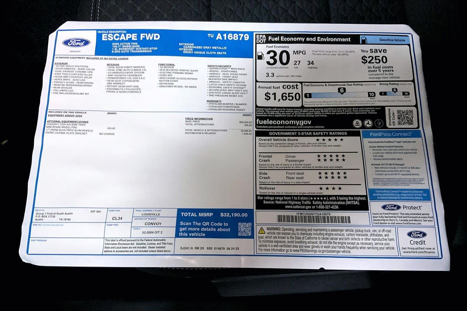 2026 Ford Escape
