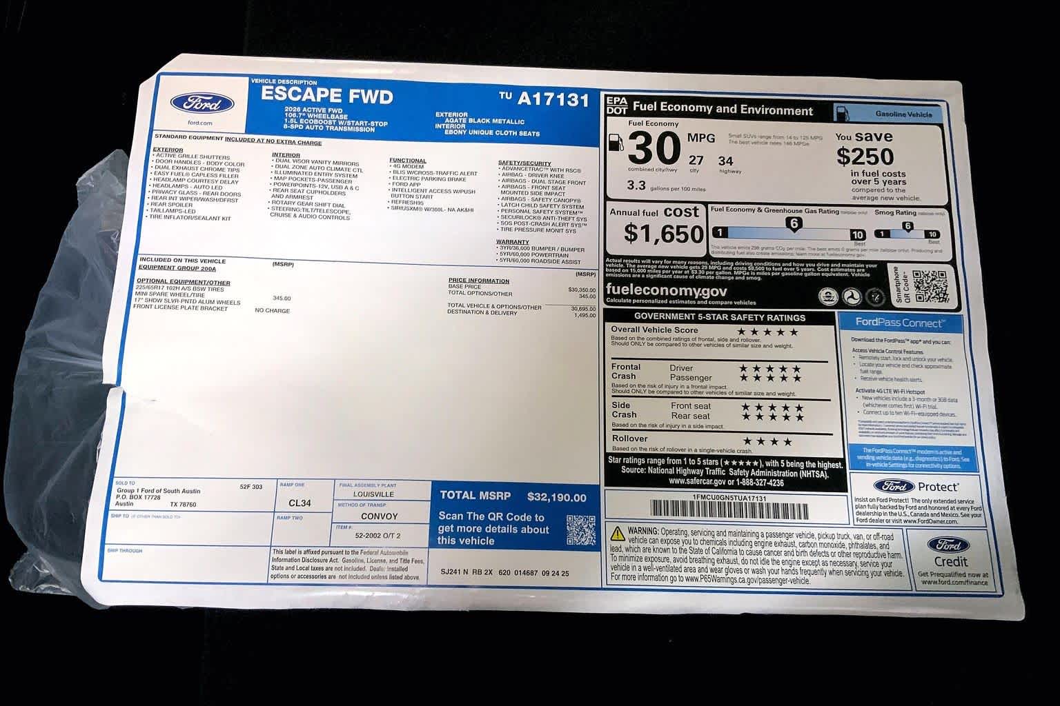 2026 Ford Escape