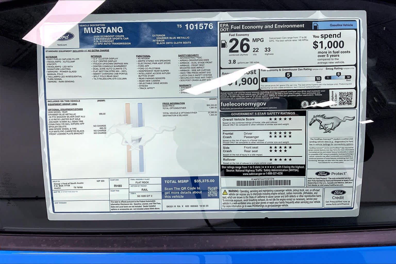 2026 Ford Mustang