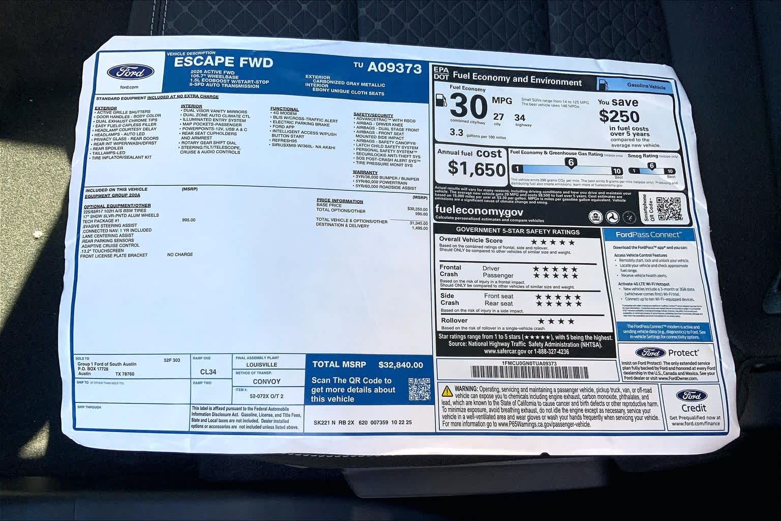 2026 Ford Escape