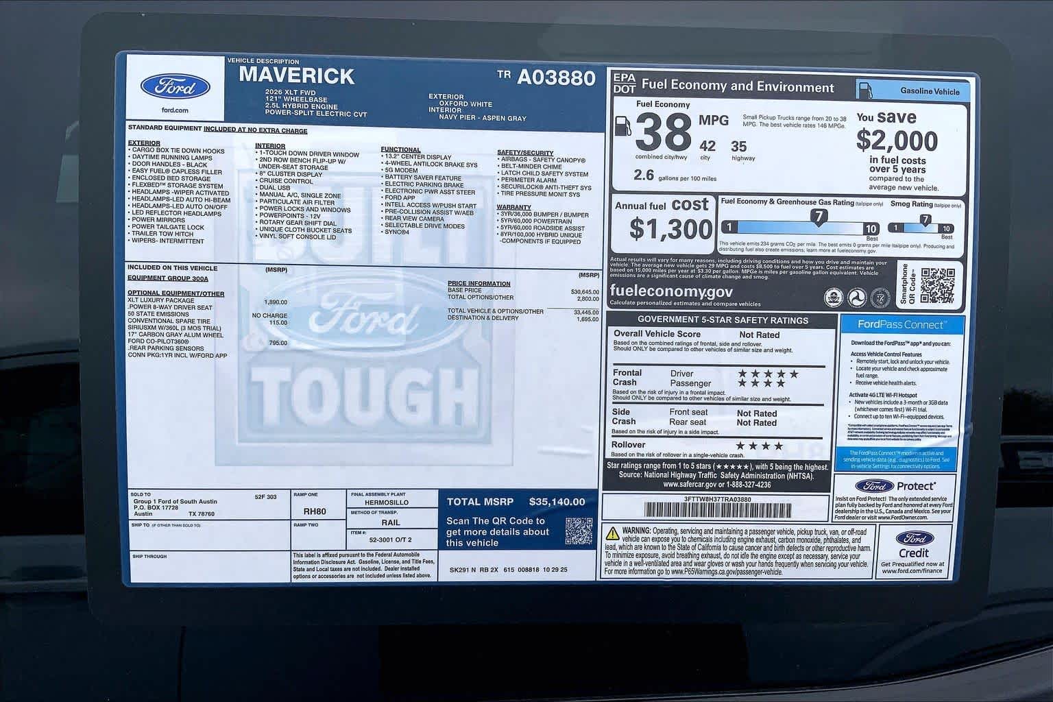 2026 Ford Maverick