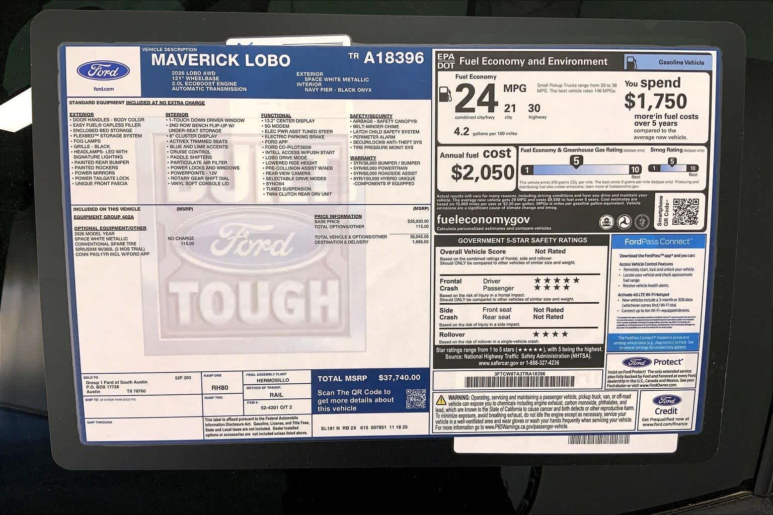 2026 Ford Maverick
