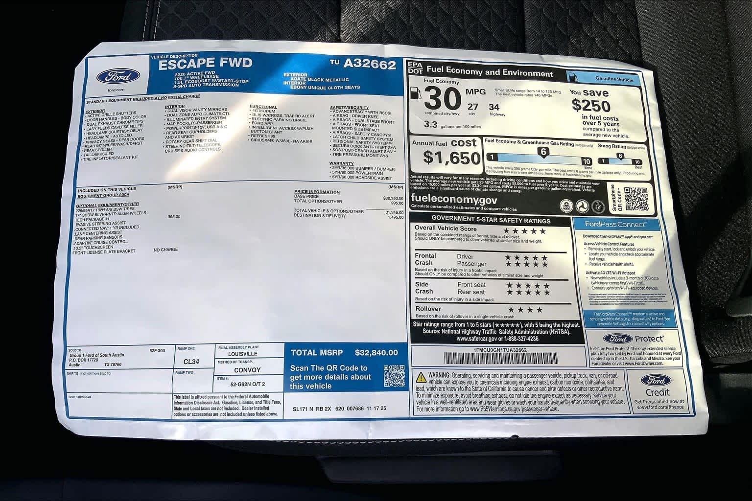 2026 Ford Escape