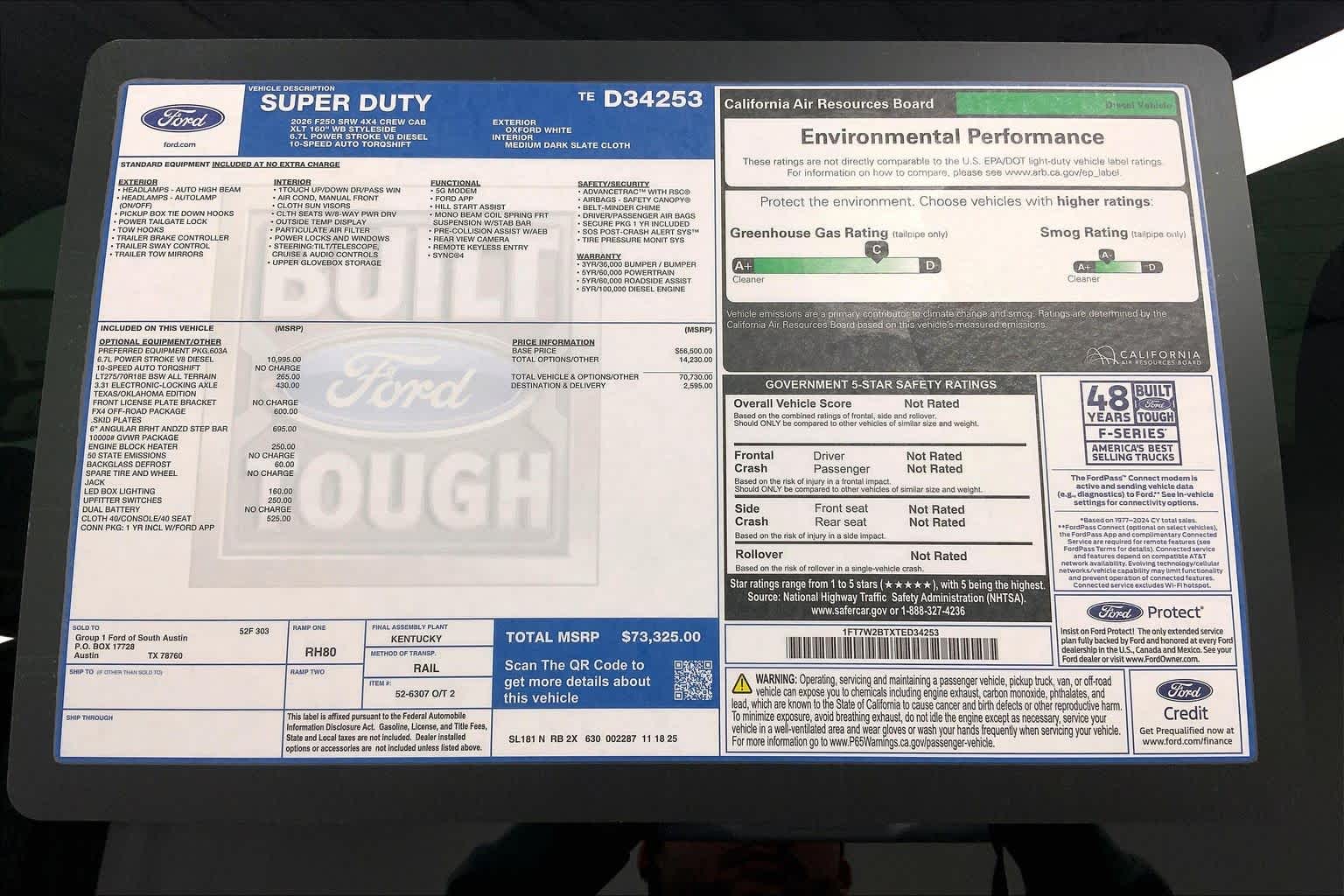 2026 Ford Super Duty F-250 SRW