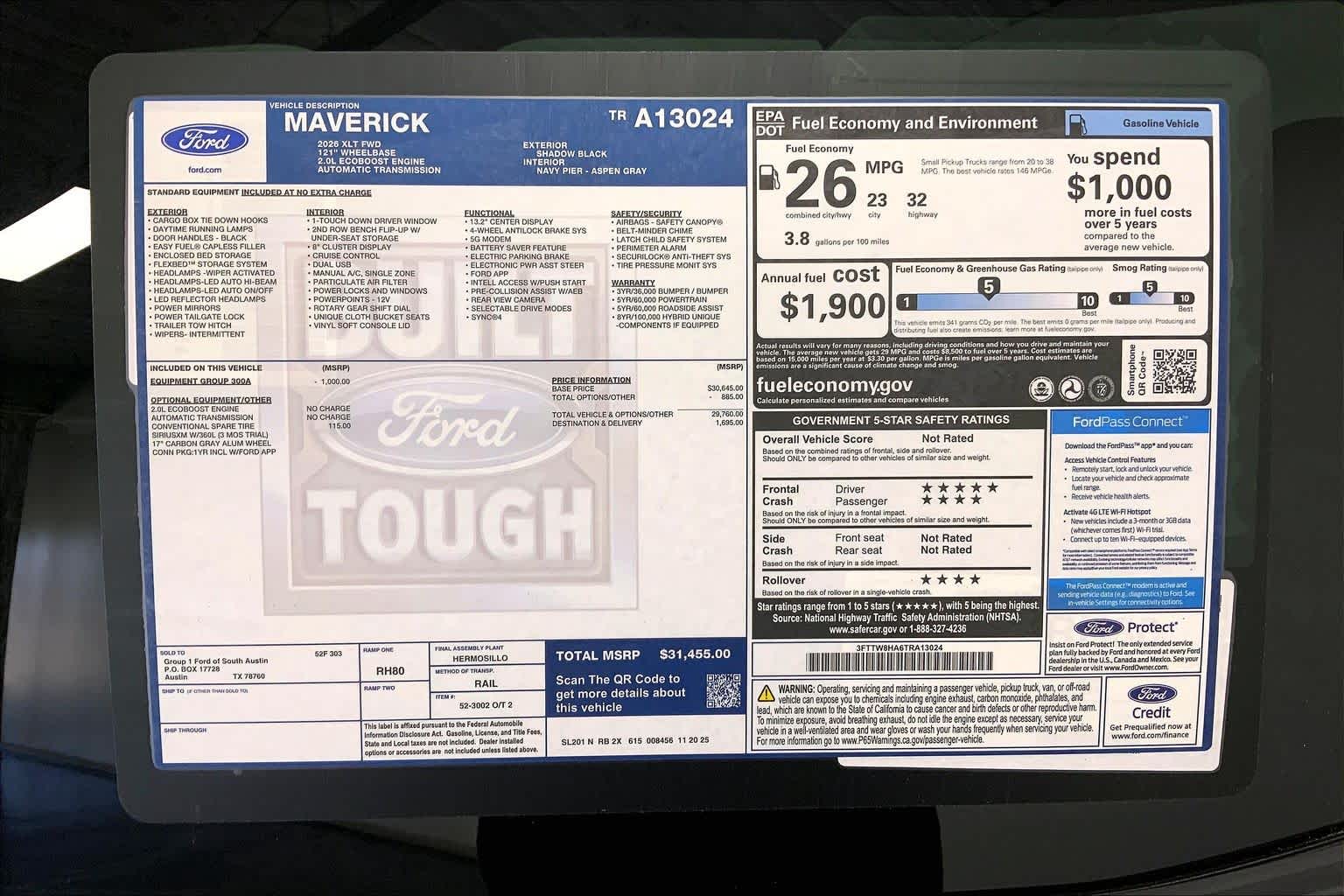 2026 Ford Maverick