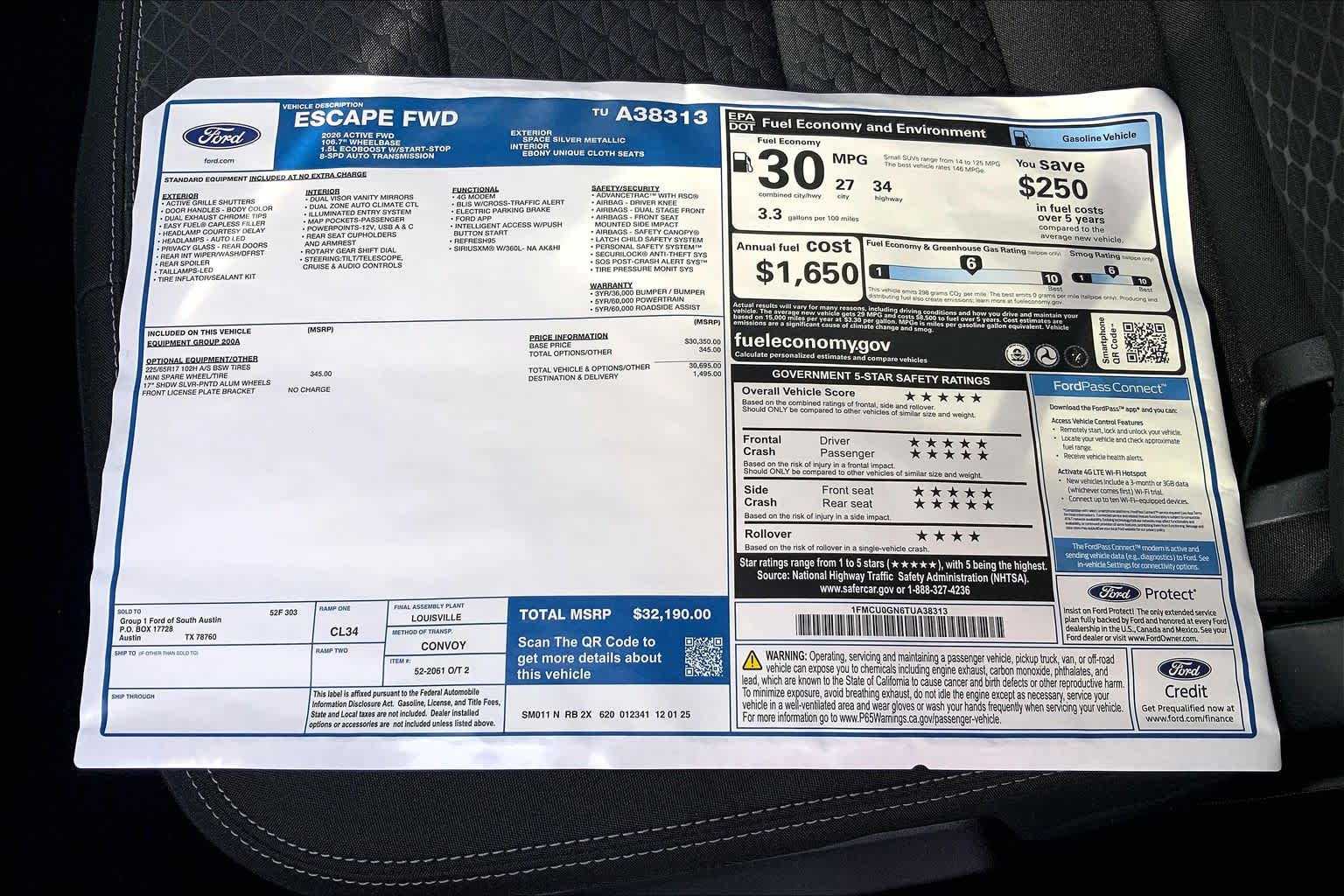 2026 Ford Escape