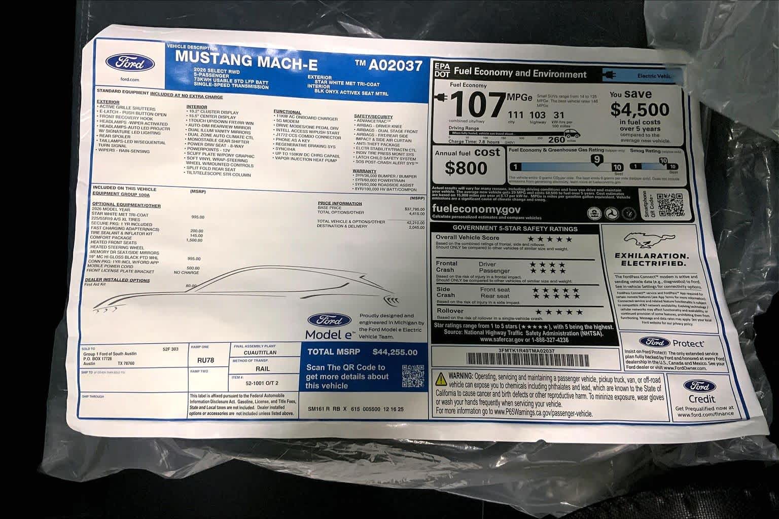 2026 Ford Mustang Mach-E