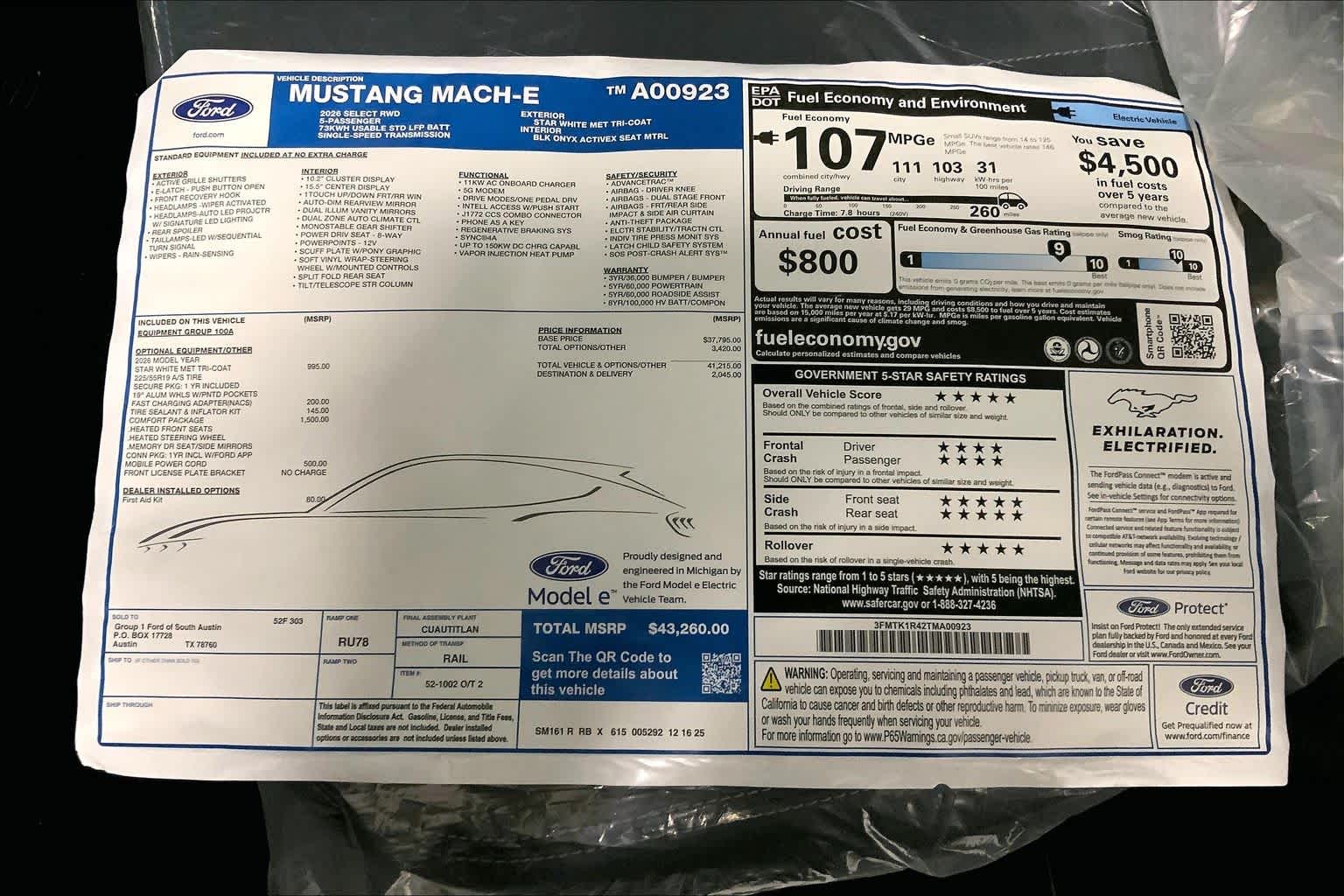 2026 Ford Mustang Mach-E