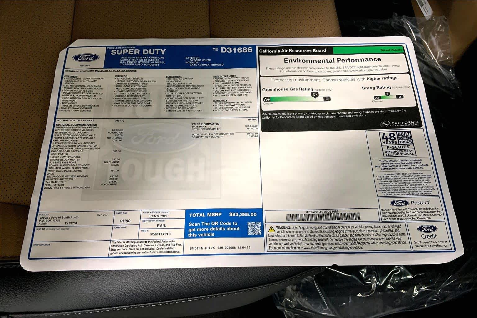 2026 Ford Super Duty F-250 SRW