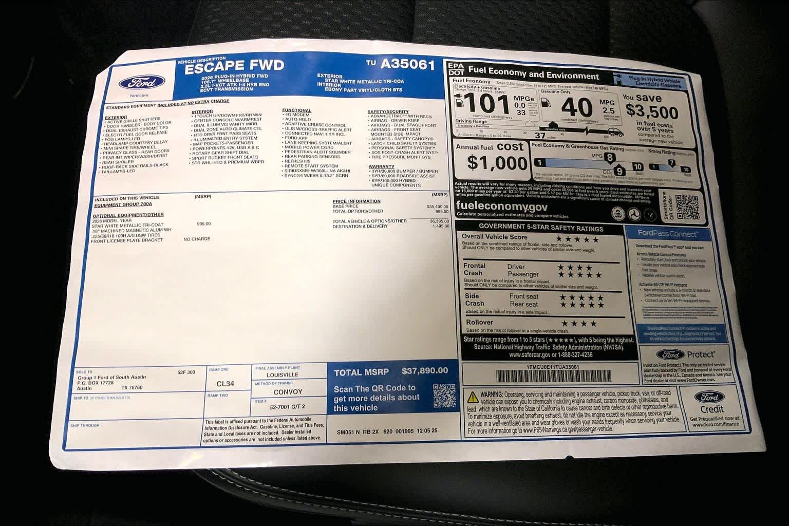 2026 Ford Escape