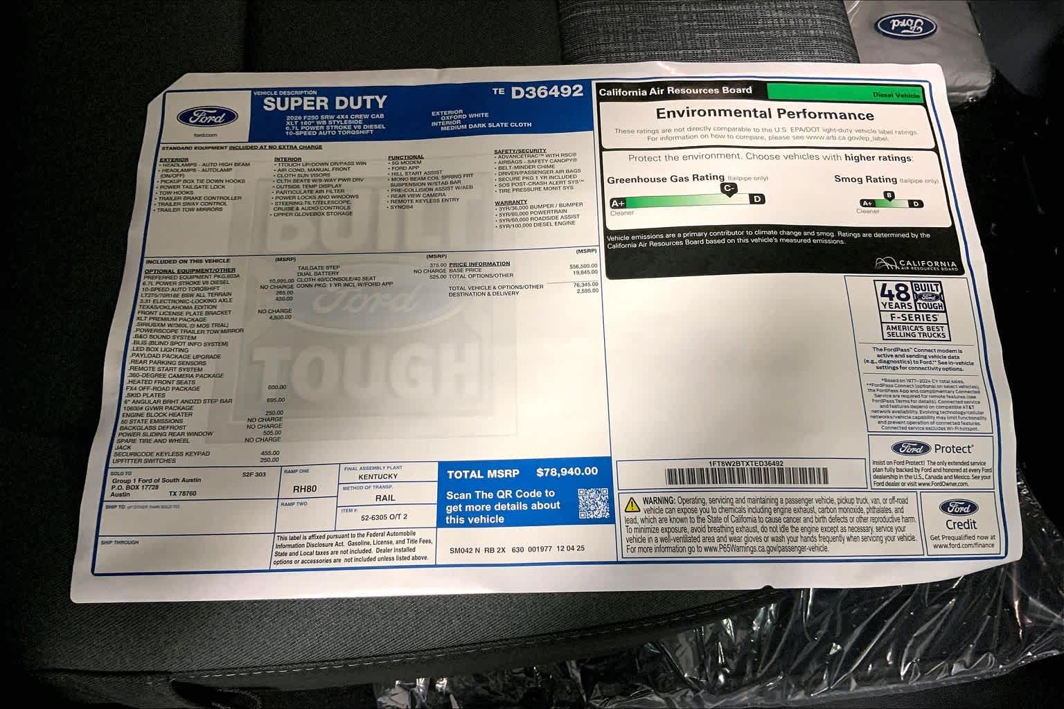 2026 Ford Super Duty F-250 SRW