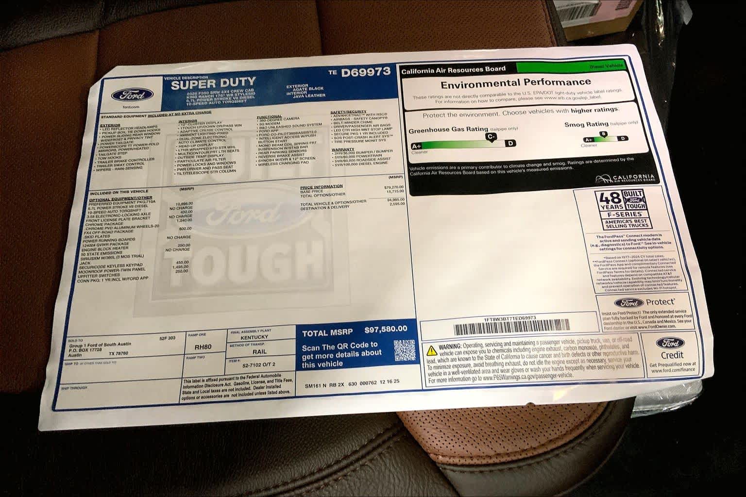 2026 Ford Super Duty F-350 SRW