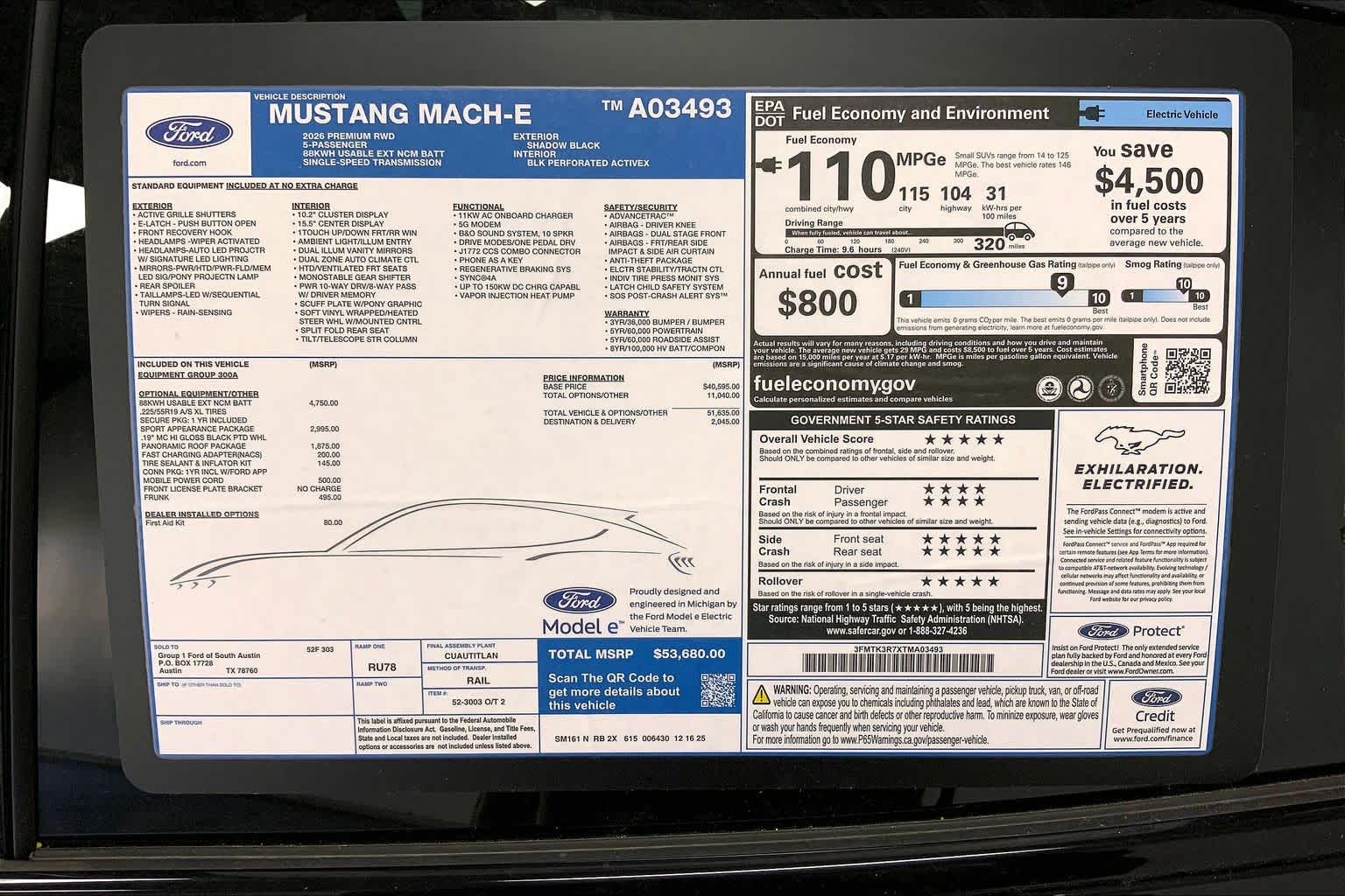 2026 Ford Mustang Mach-E