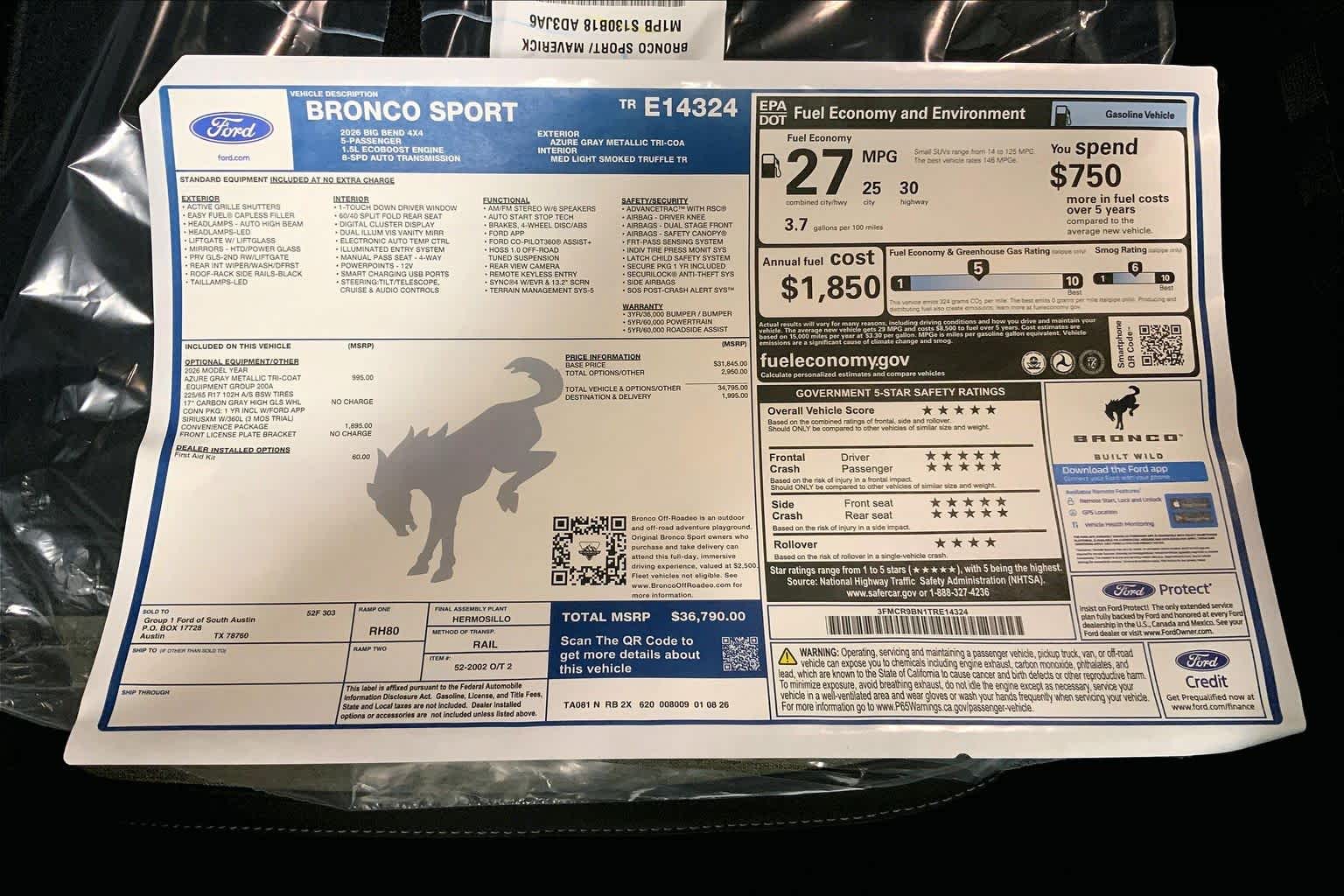 2026 Ford Bronco Sport