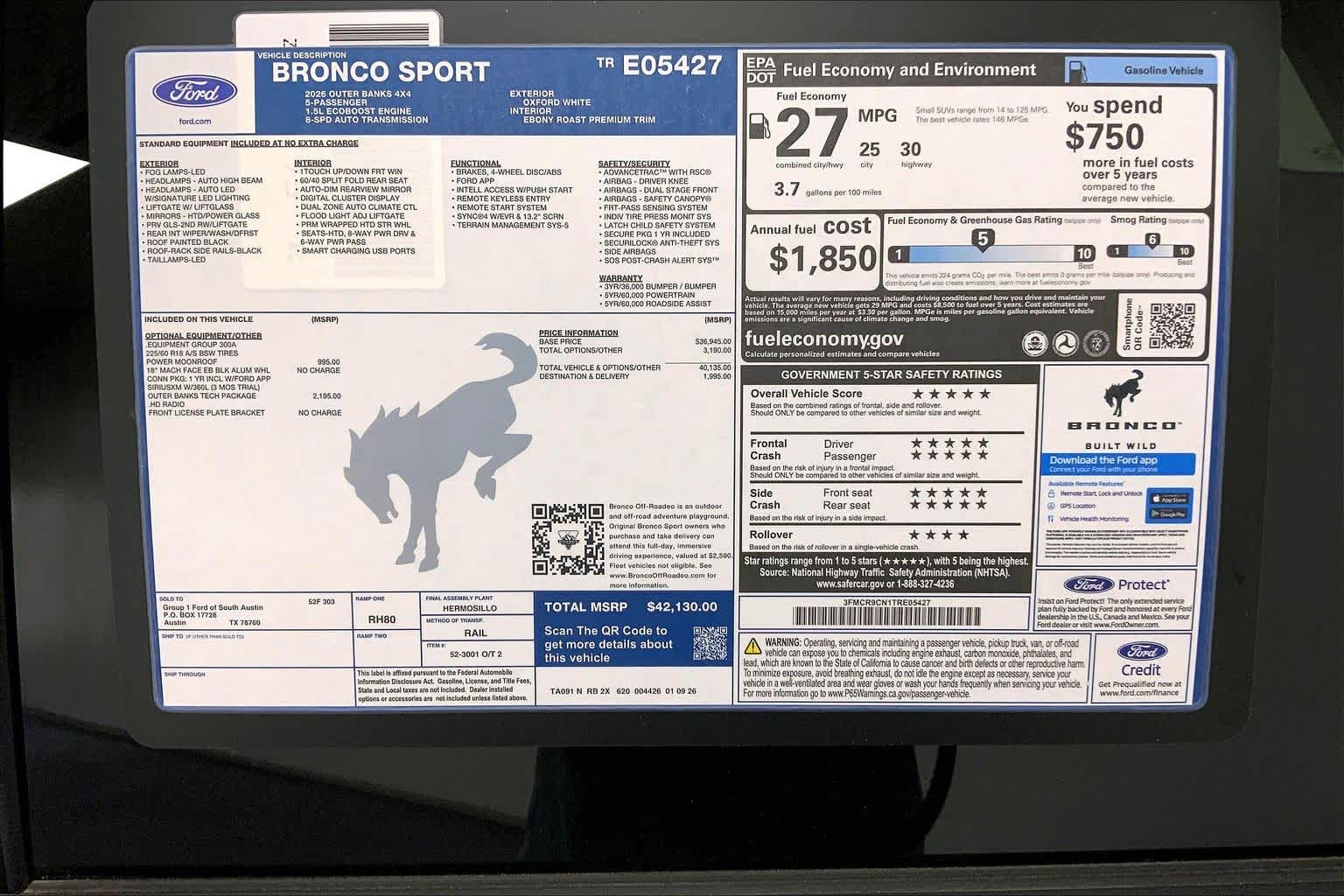 2026 Ford Bronco Sport