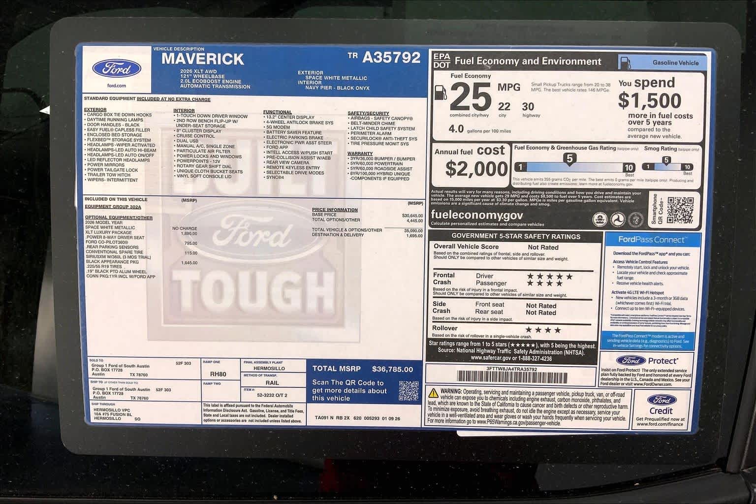 2026 Ford Maverick