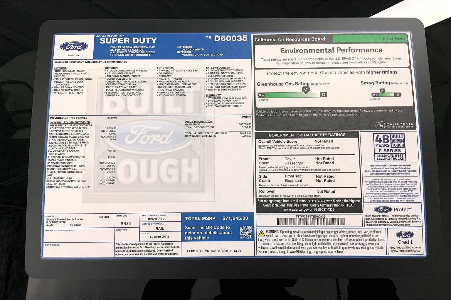 2026 Ford Super Duty F-250 SRW