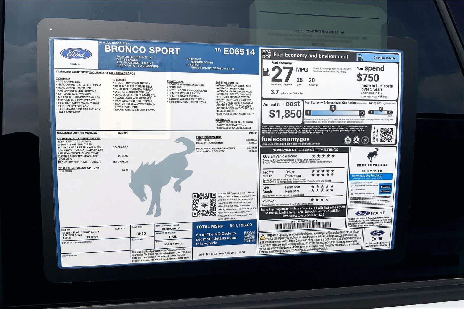 2026 Ford Bronco Sport