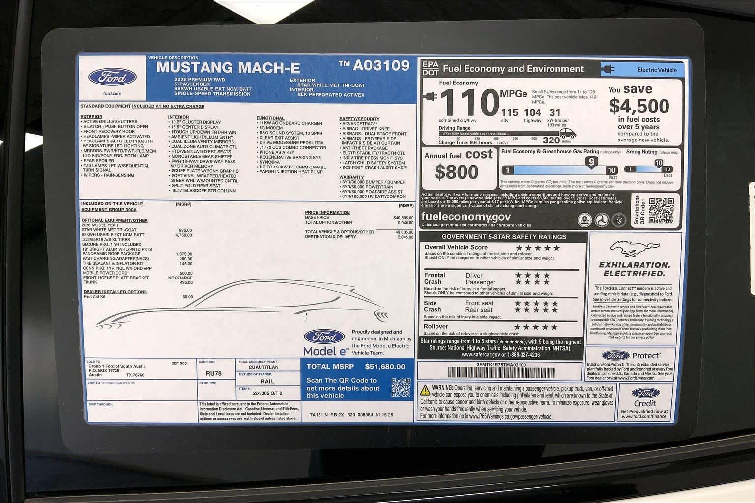 2026 Ford Mustang Mach-E