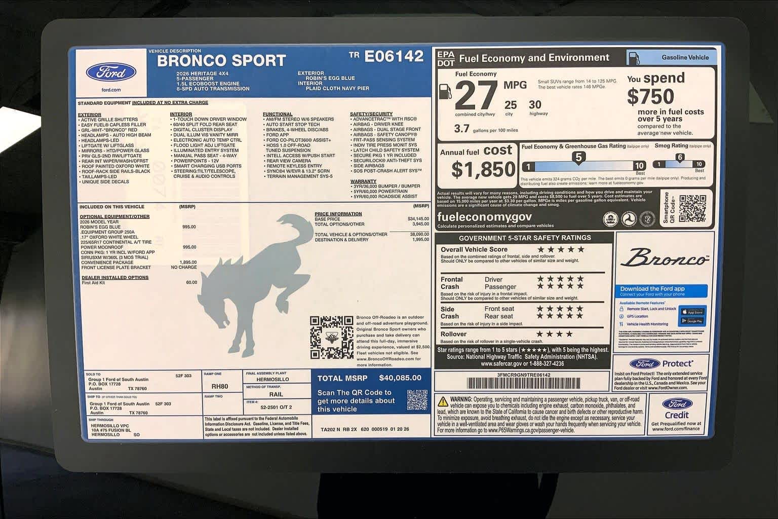 2026 Ford Bronco Sport