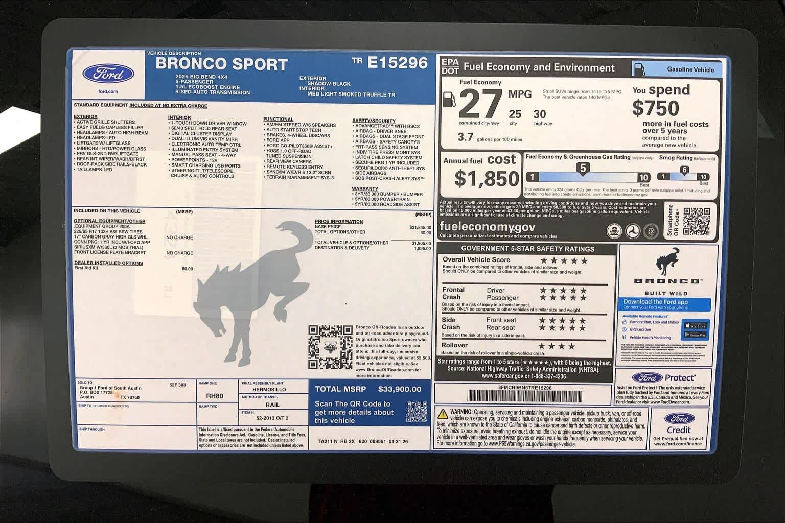2026 Ford Bronco Sport