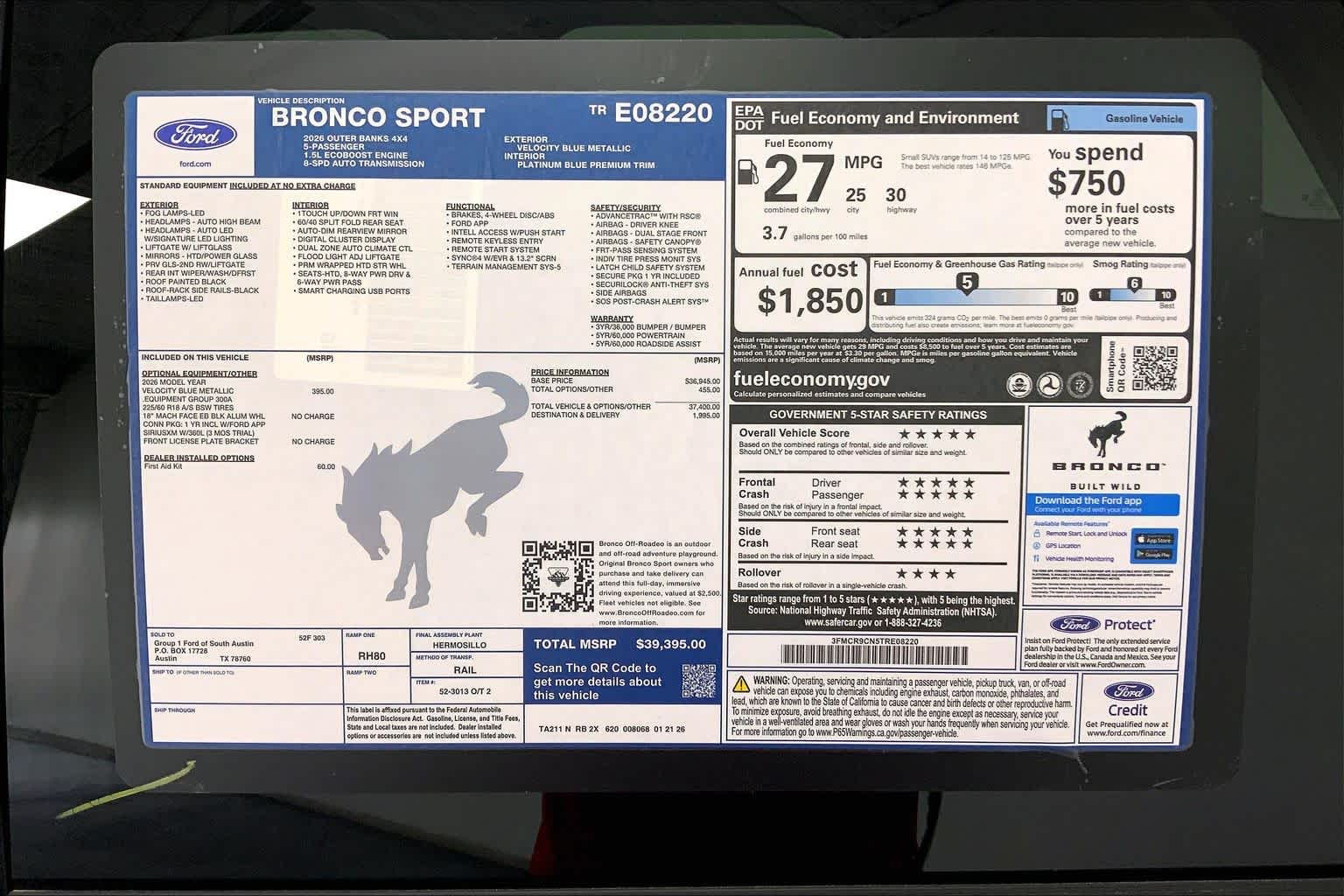 2026 Ford Bronco Sport