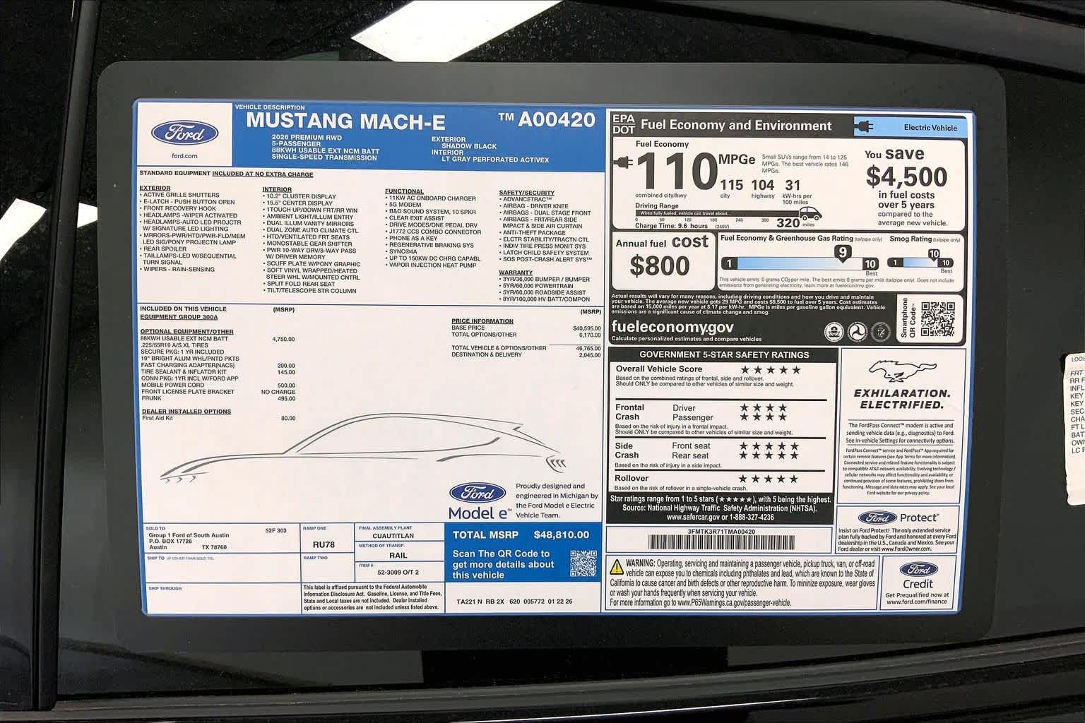 2026 Ford Mustang Mach-E