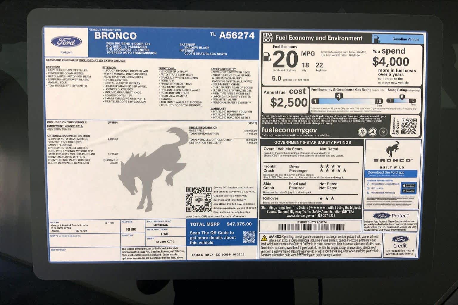 2026 Ford Bronco