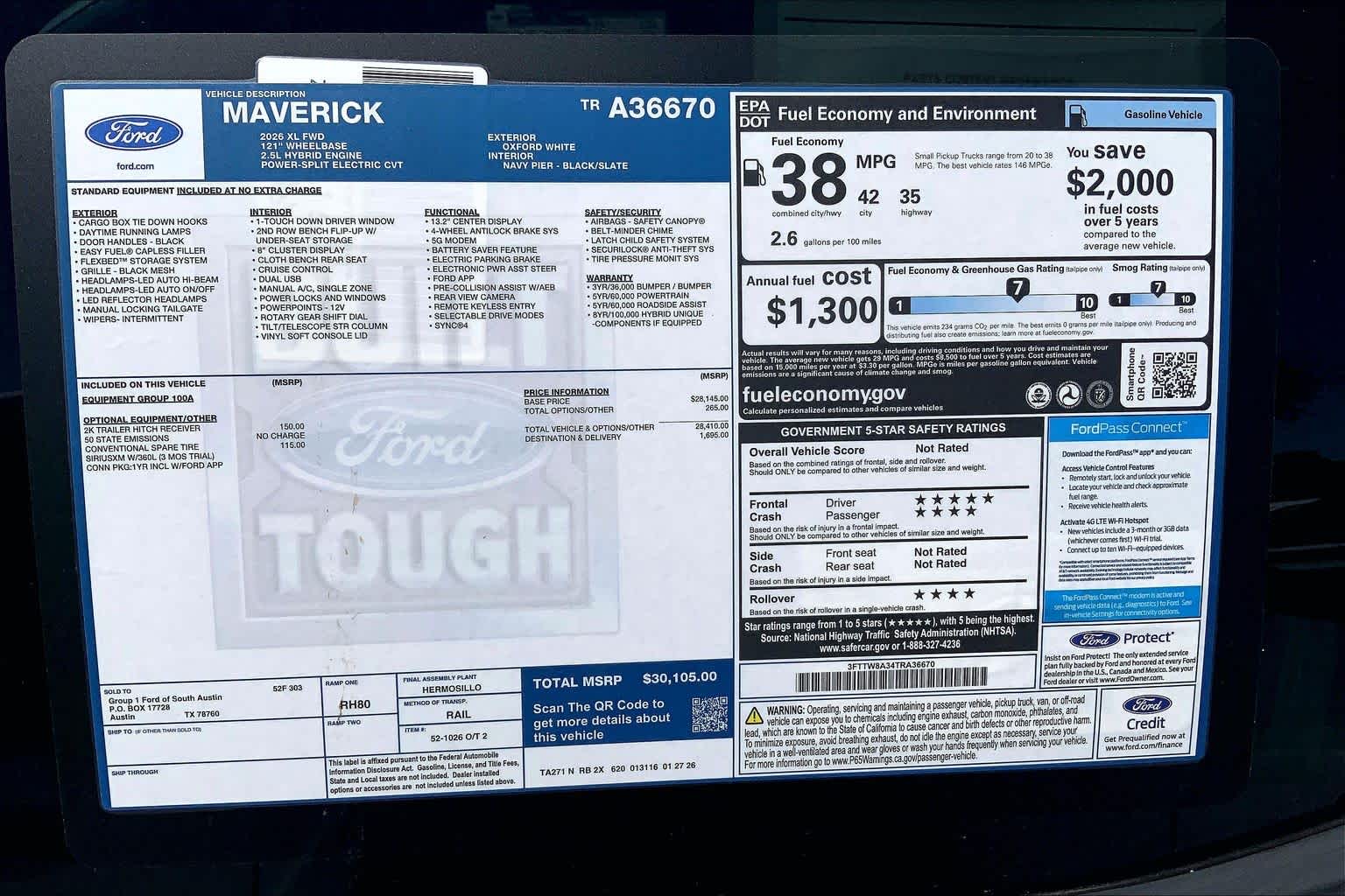 2026 Ford Maverick