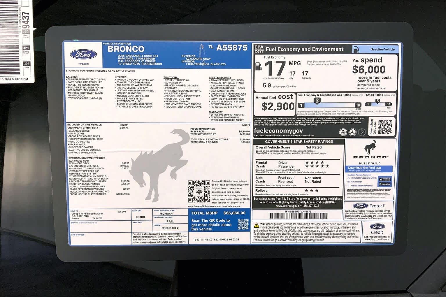 2026 Ford Bronco