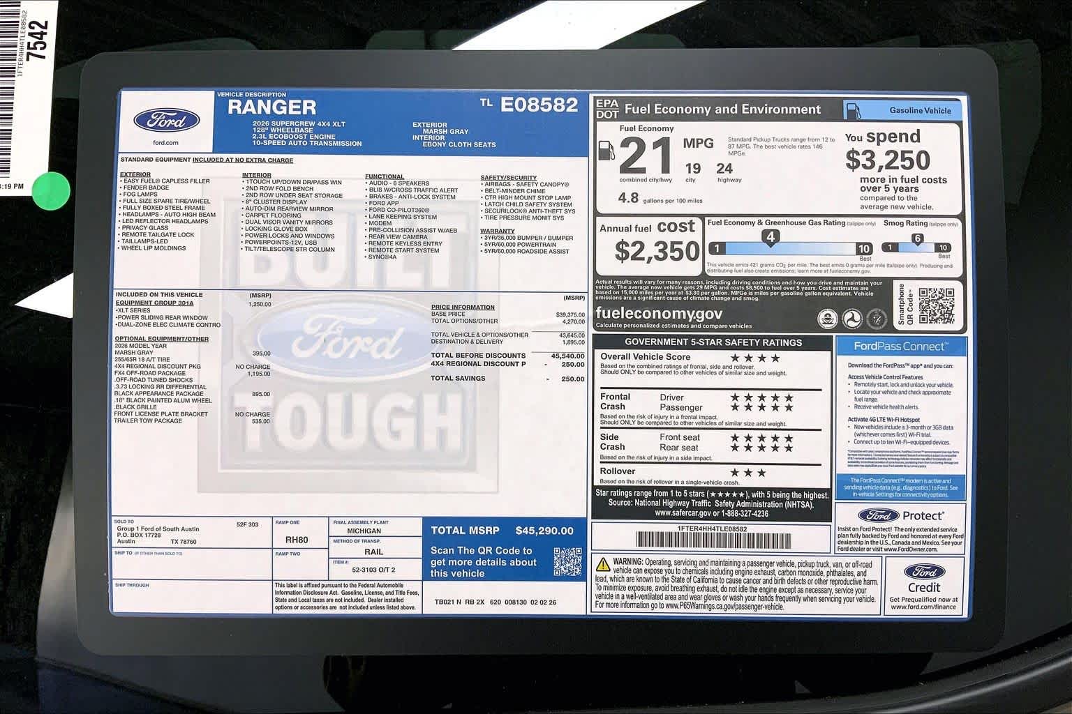 2026 Ford Ranger