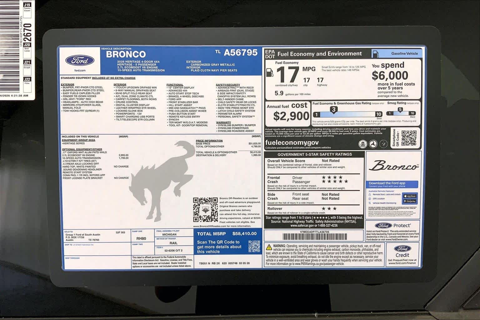 2026 Ford Bronco