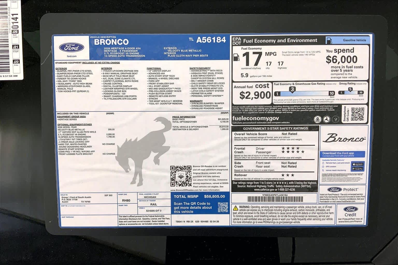 2026 Ford Bronco