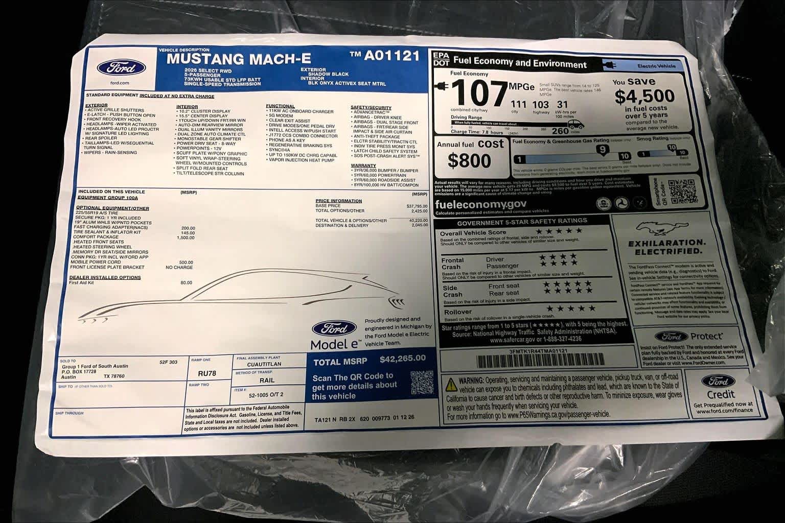 2026 Ford Mustang Mach-E
