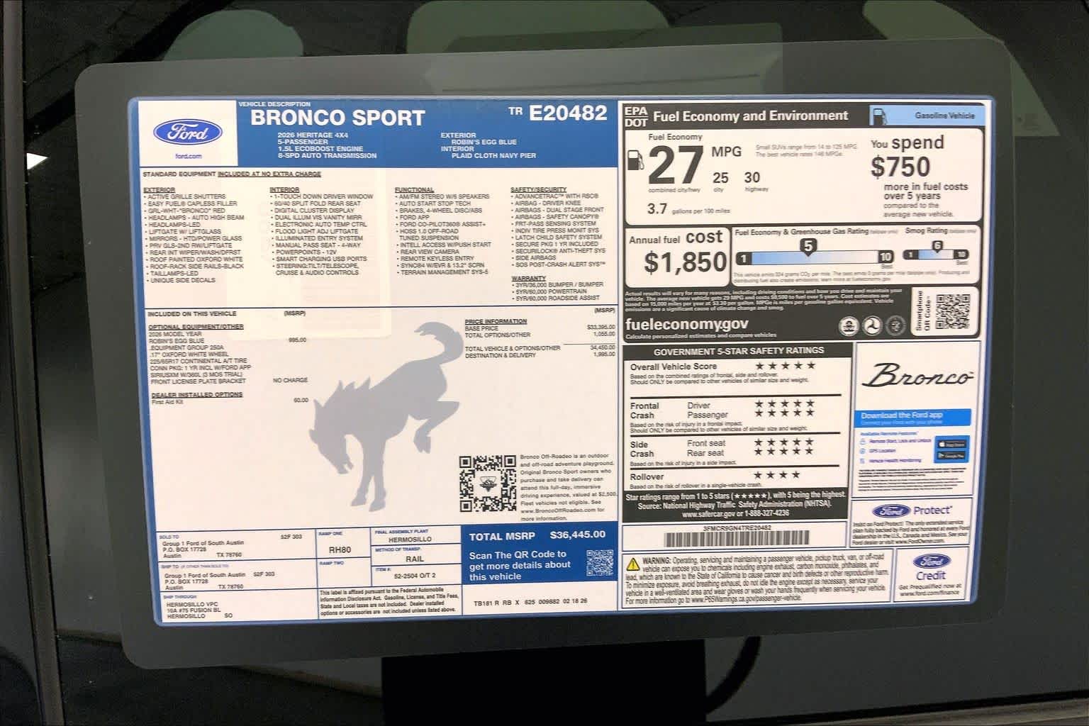 2026 Ford Bronco Sport