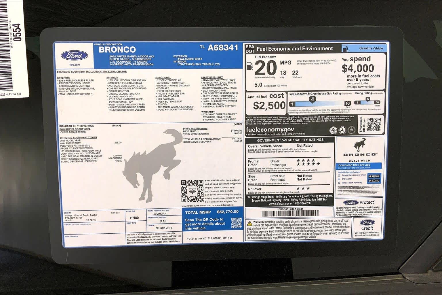 2026 Ford Bronco