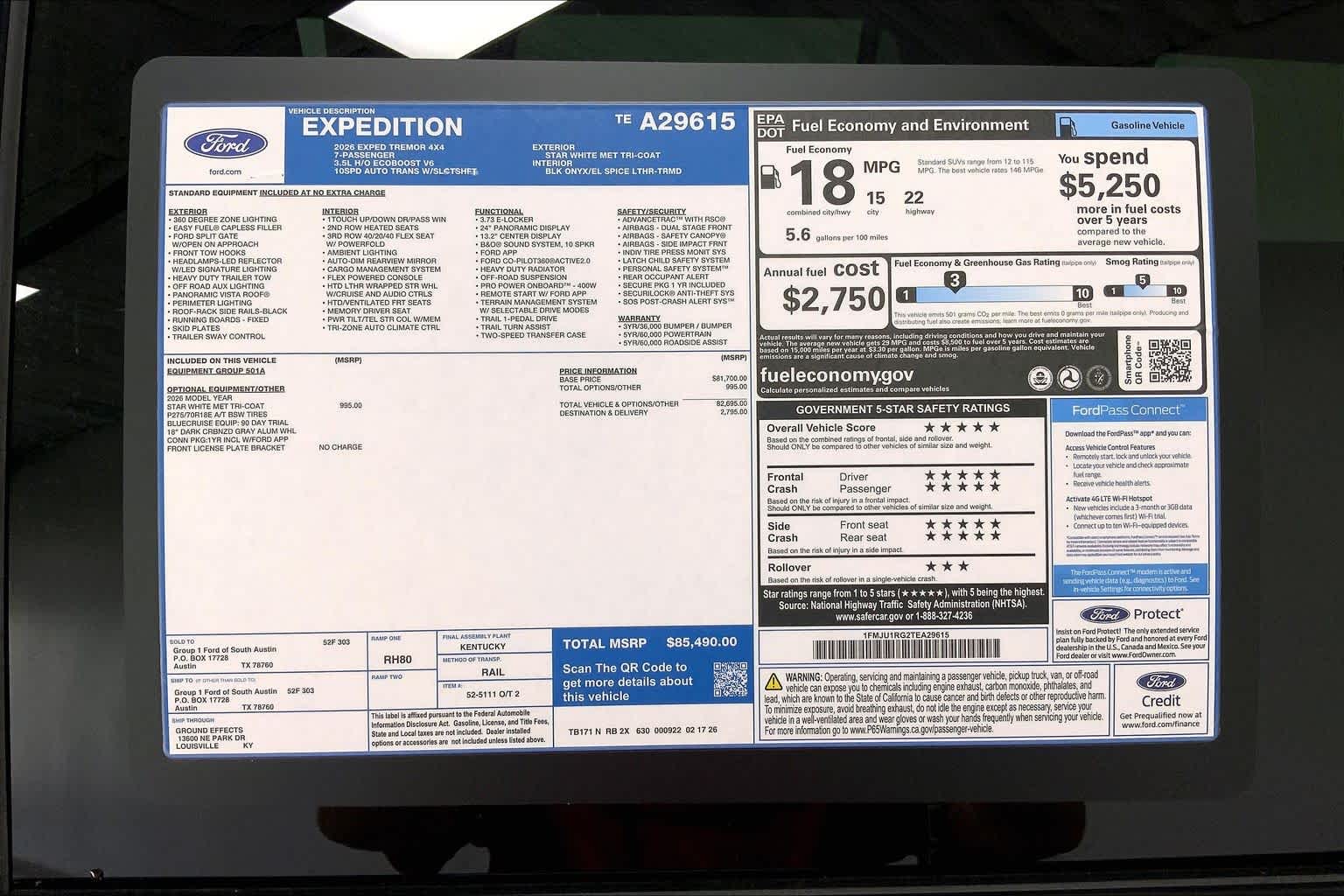 2026 Ford Expedition