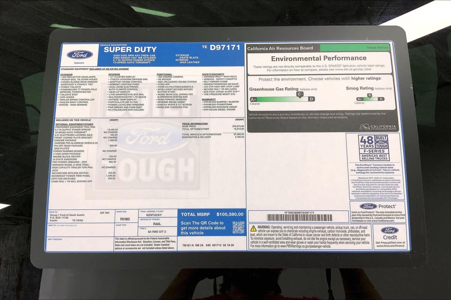 2026 Ford Super Duty F-250 SRW