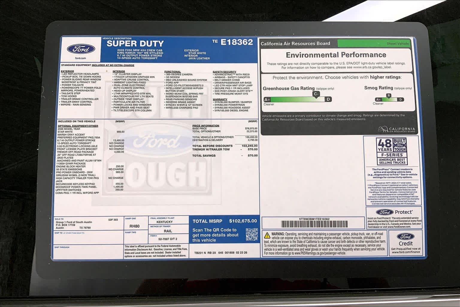 2026 Ford Super Duty F-250 SRW