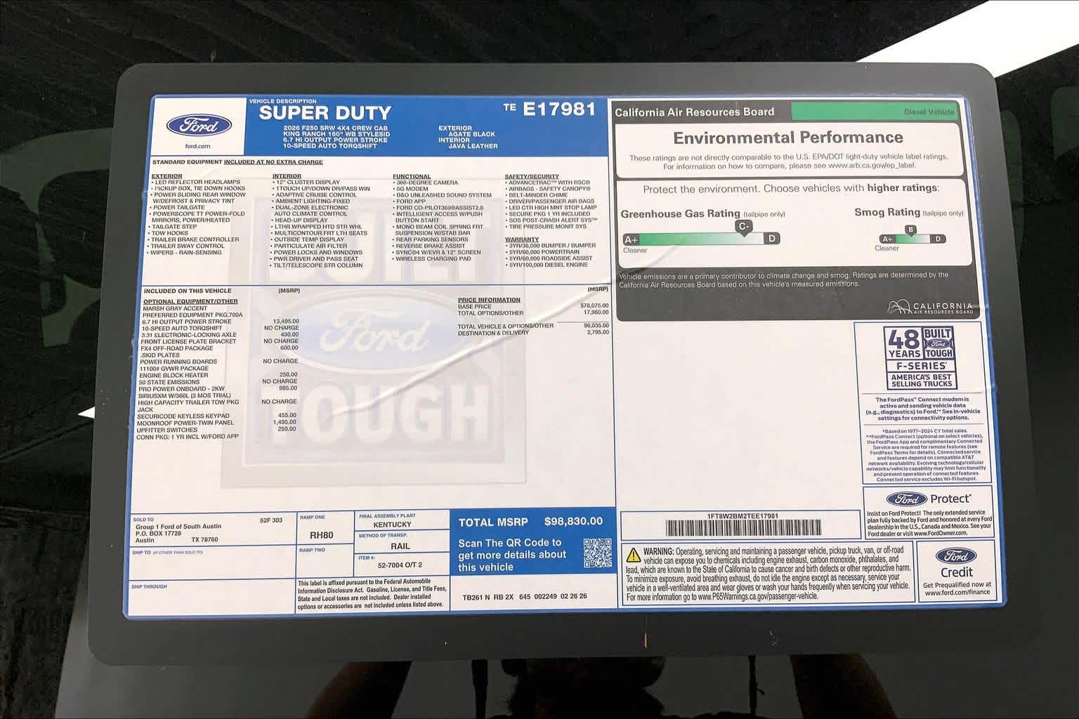 2026 Ford Super Duty F-250 SRW