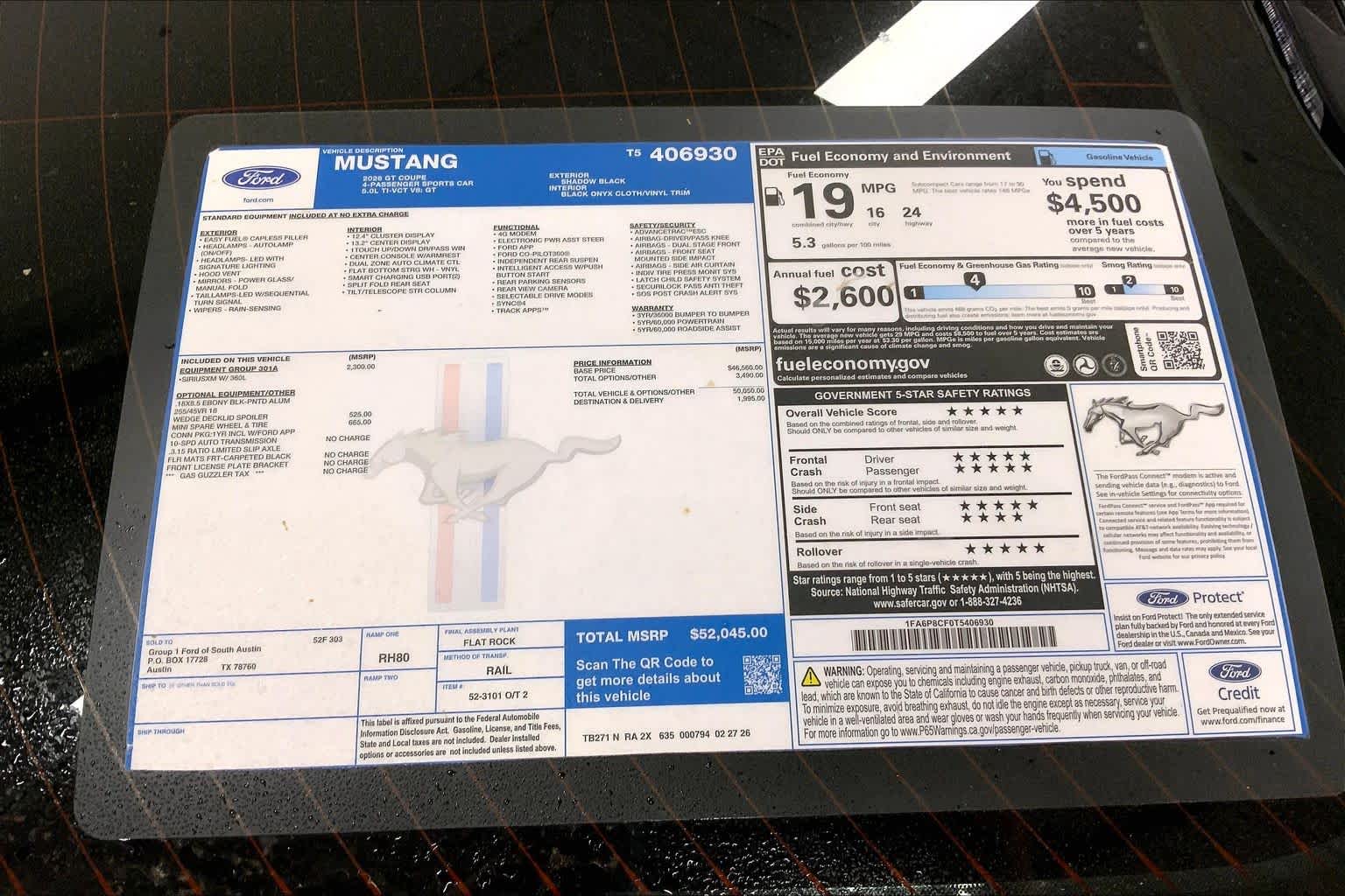 2026 Ford Mustang
