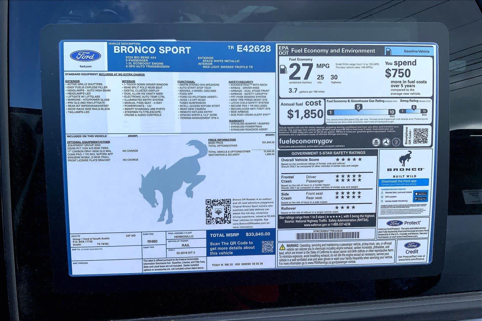2026 Ford Bronco Sport