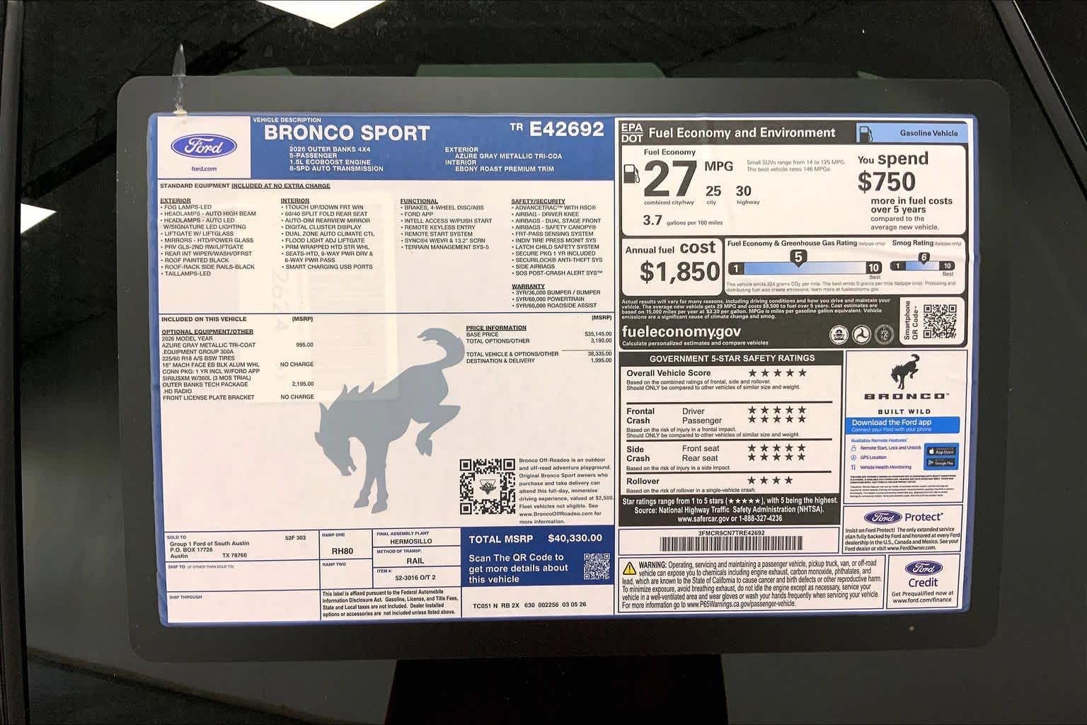 2026 Ford Bronco Sport