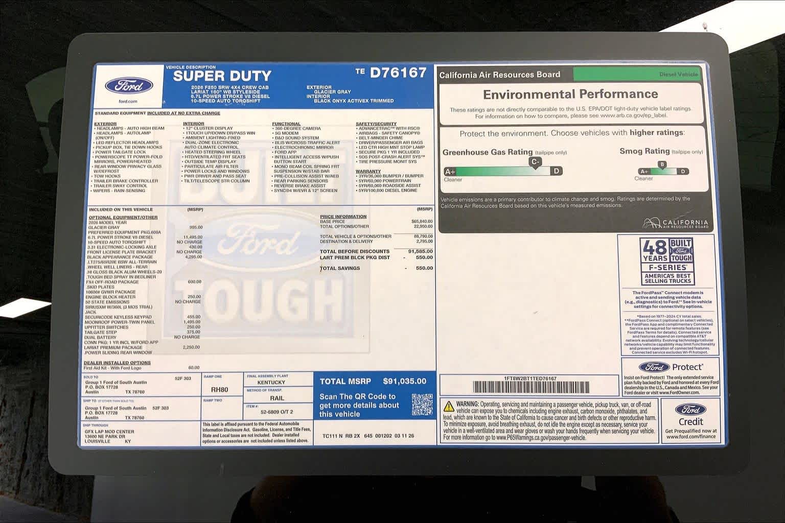2026 Ford Super Duty F-250 SRW