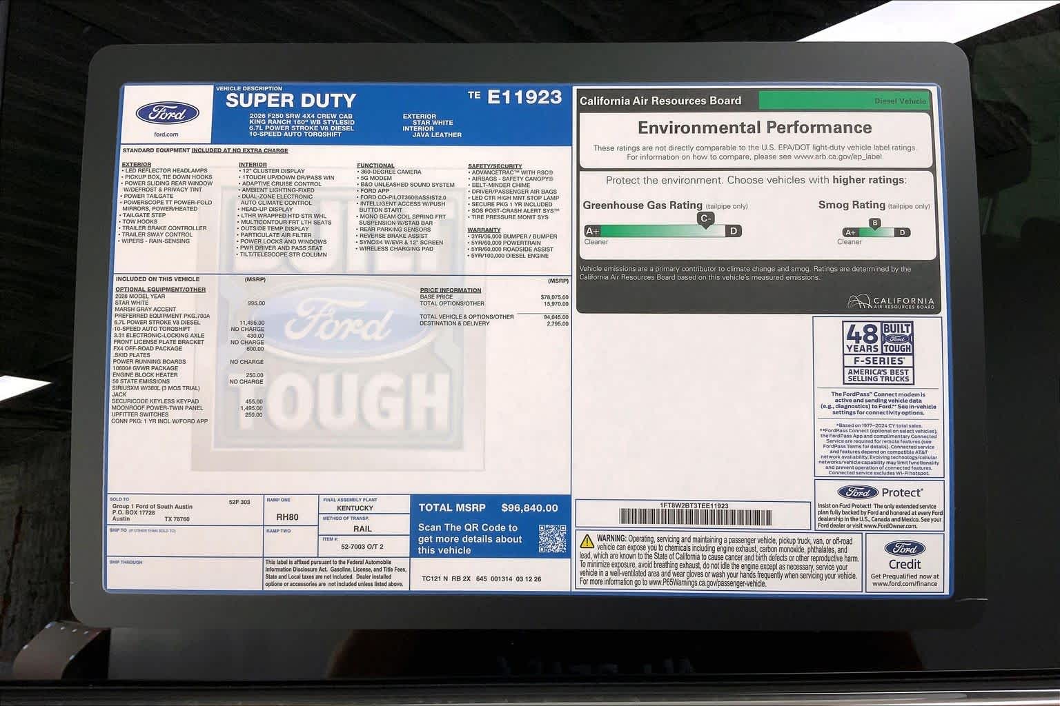 2026 Ford Super Duty F-250 SRW