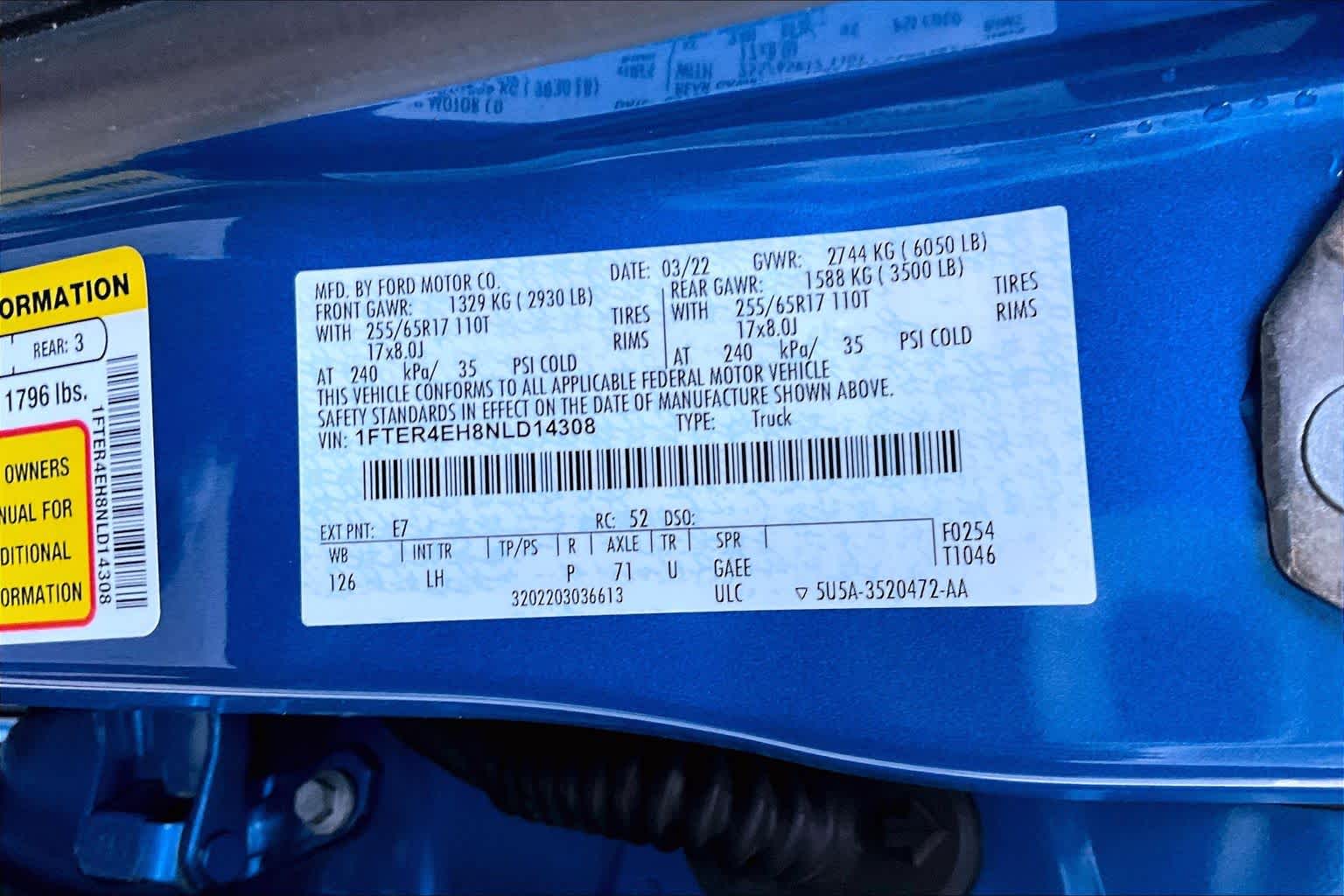 2022 Ford Ranger