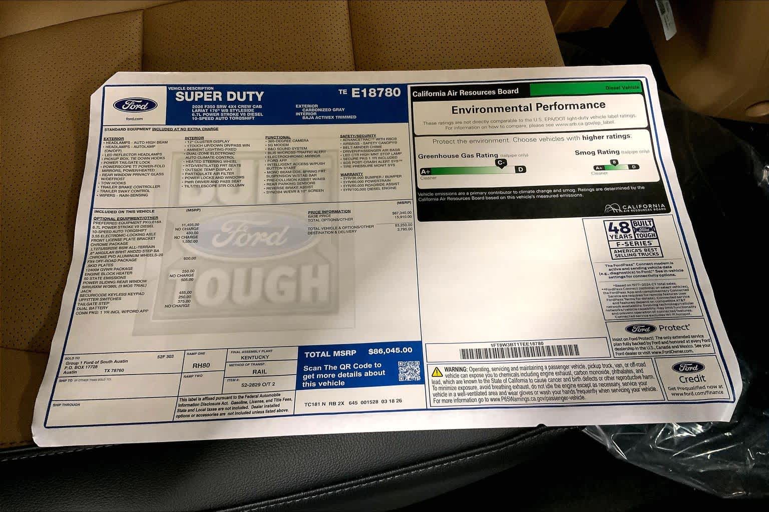 2026 Ford Super Duty F-350 SRW