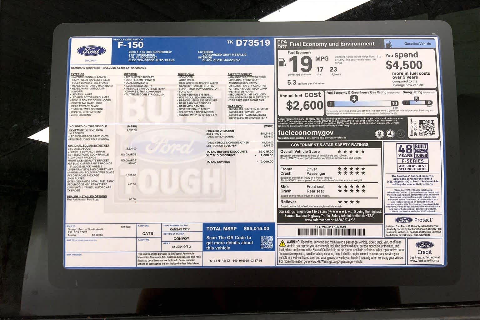 2026 Ford F-150