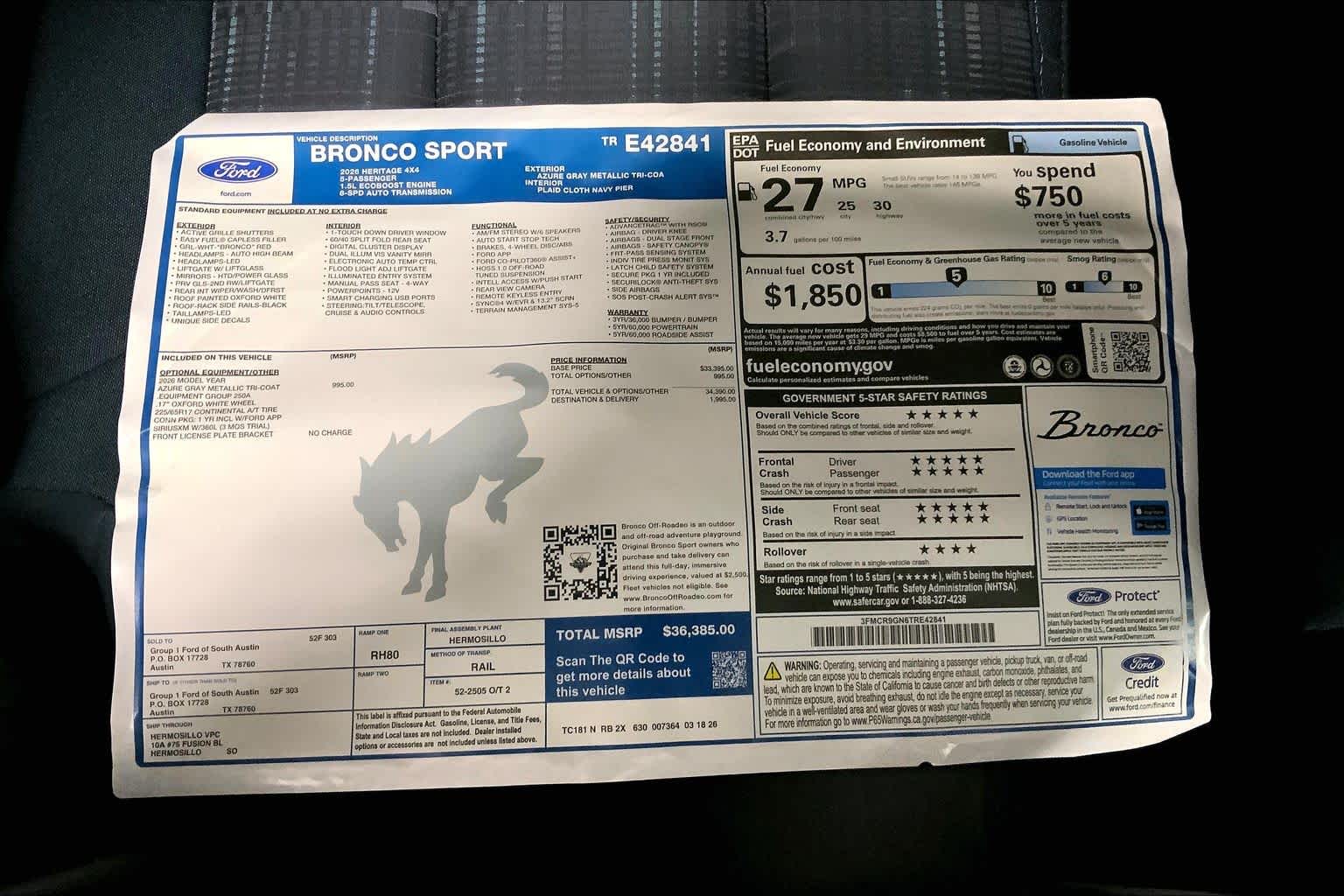 2026 Ford Bronco Sport